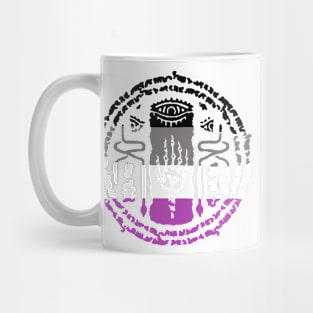 Rainbow Zonai (Totk) Asexual Flag Mug